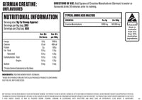 Bulk Nutrition German Creatine: Muscle Building Creatine 250g