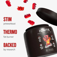 Ignite Pre-workout & Fat Burner Gummies: Boost Energy & Burn Fat