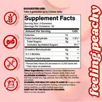 The Gummy Lab Grow My Peach Gummies